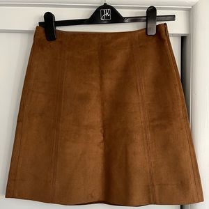 Babaton suede skirt